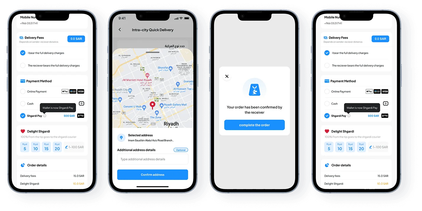 Peer-to-Peer Delivery Feature Built Into an Existing Logistics Platform